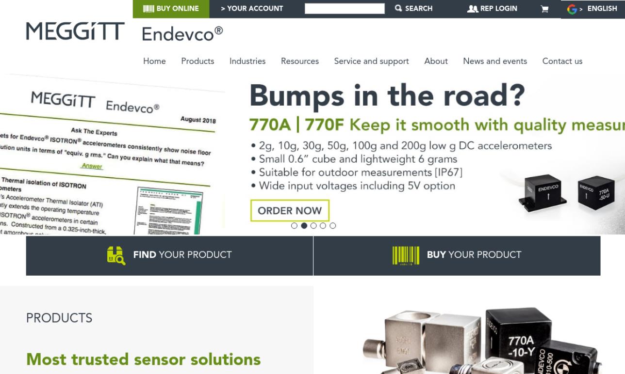 Endevco Corporation Pressure Transducers Manufacturers