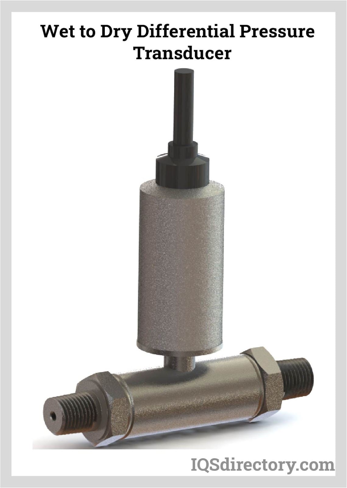 wet to dry differential pressure transducer